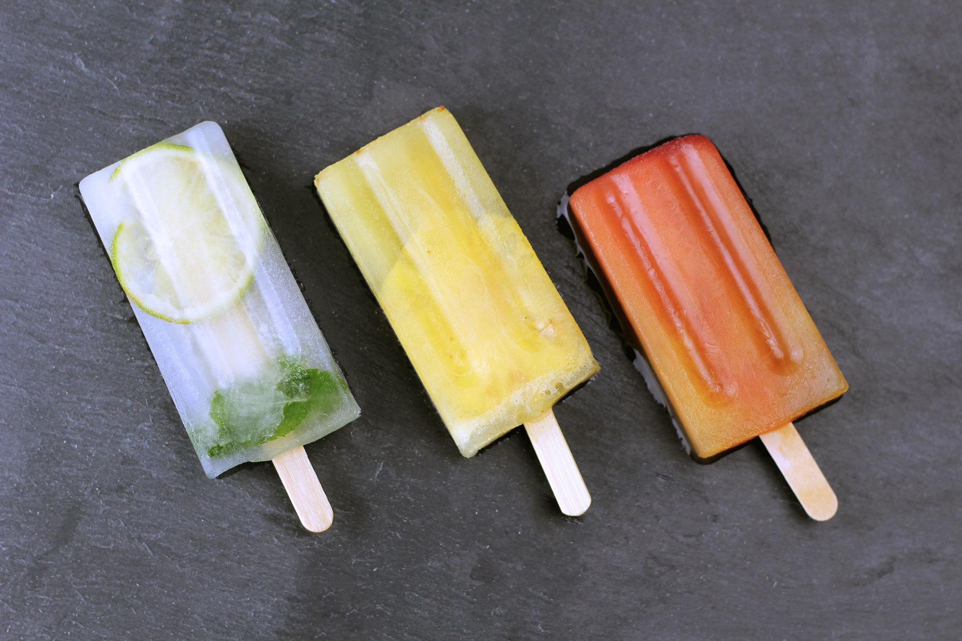 Mocktail Eis am Stiel