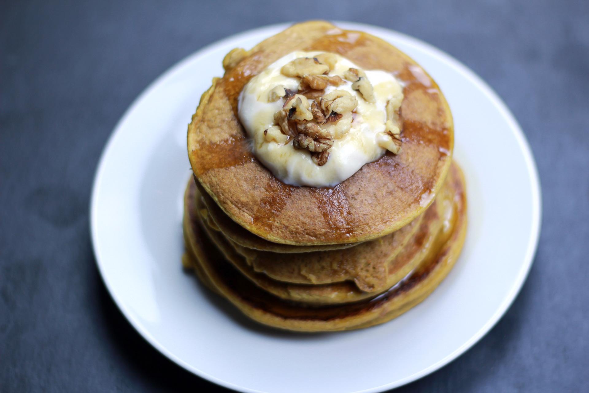 Kürbis Pancakes Pumpkin Spiced